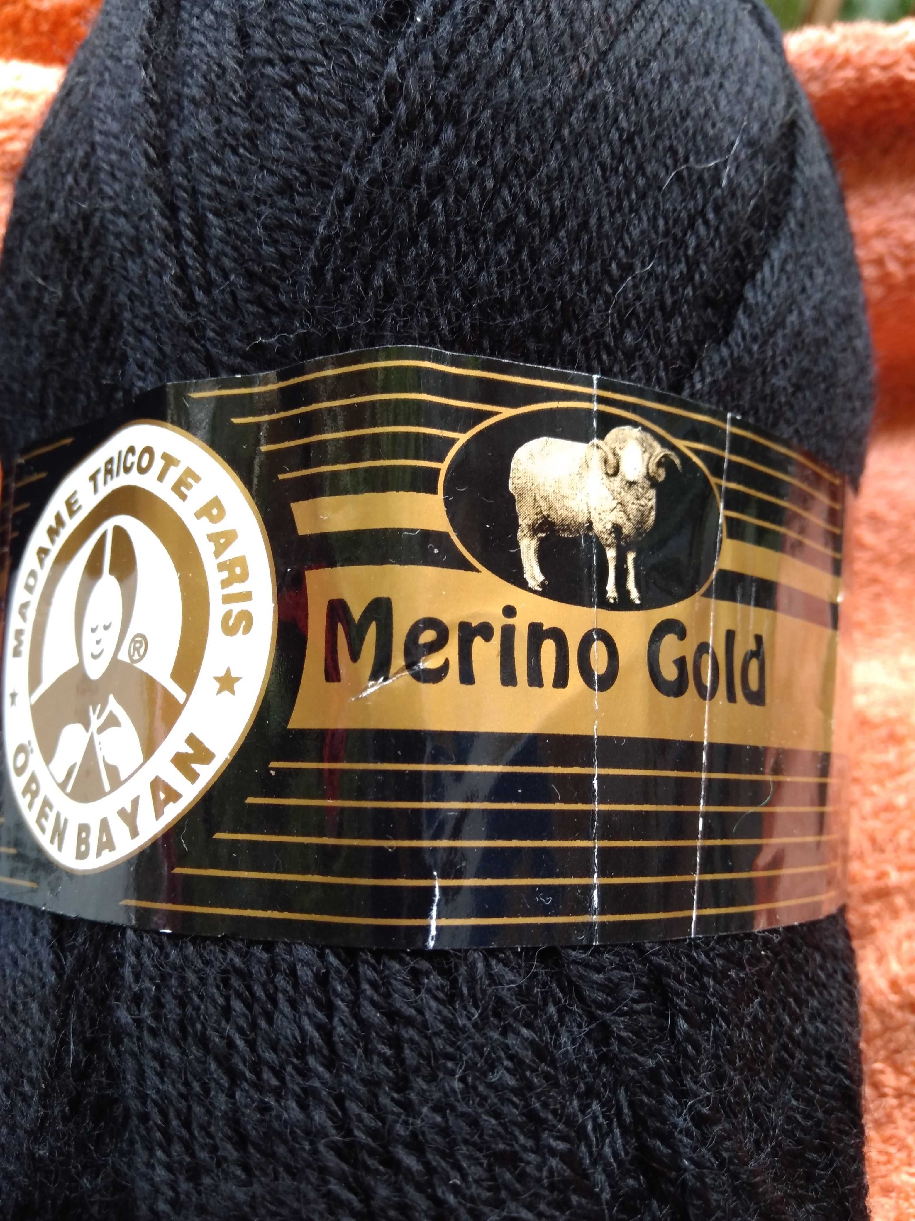 Madame Tricote Paris MERINO GOLD  60% Вовна чорний