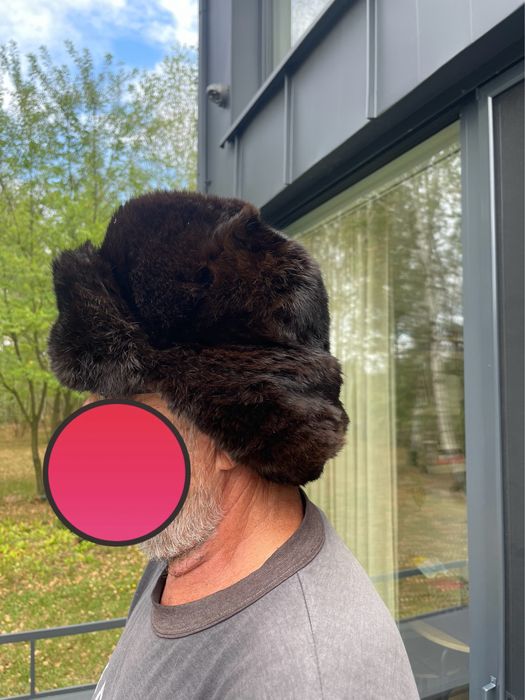 Czapka futrzana męska