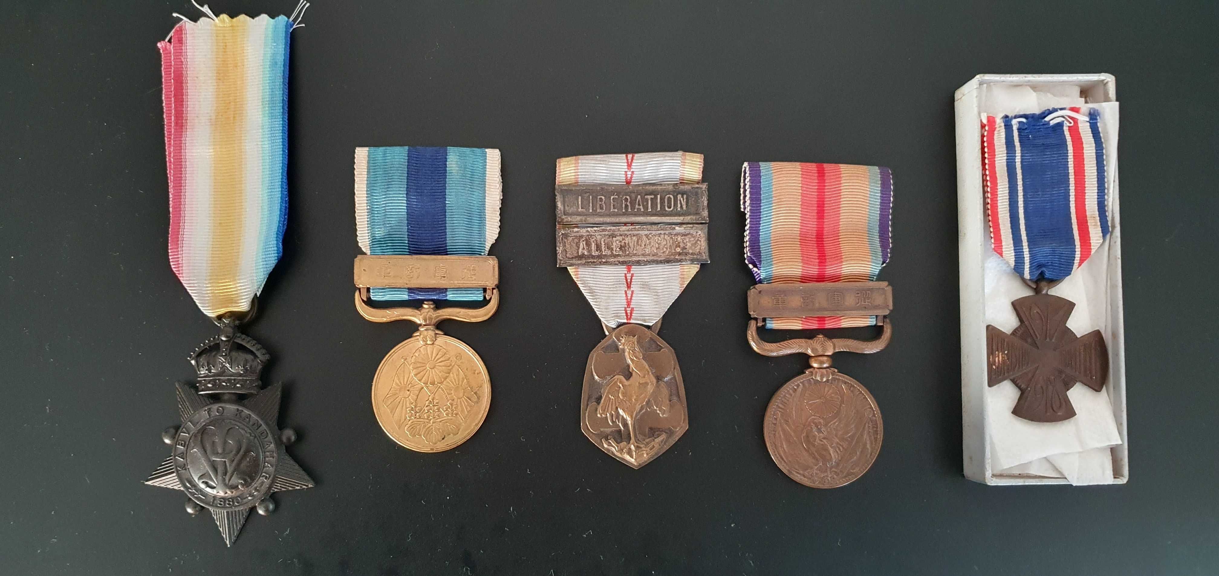 Medalhas Militares. Coleção de diversas guerras e países. Verdadeiras.