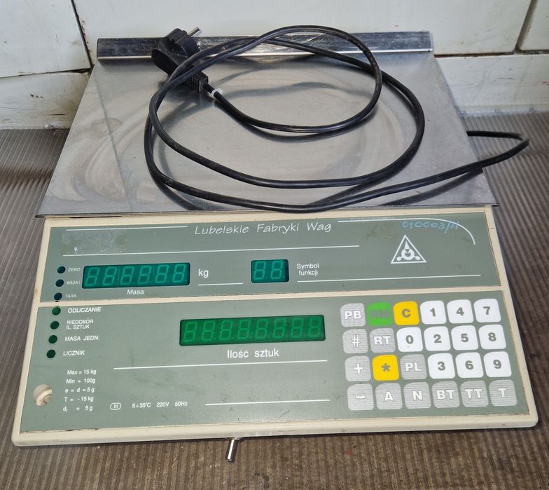 Cyfrowa waga licząca CT15L Lubelska fabryka wag