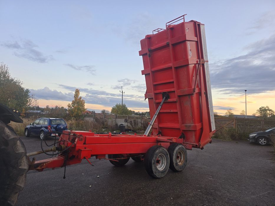 Przyczepa skorupowa gilibert wysokiego składowania 10 ton