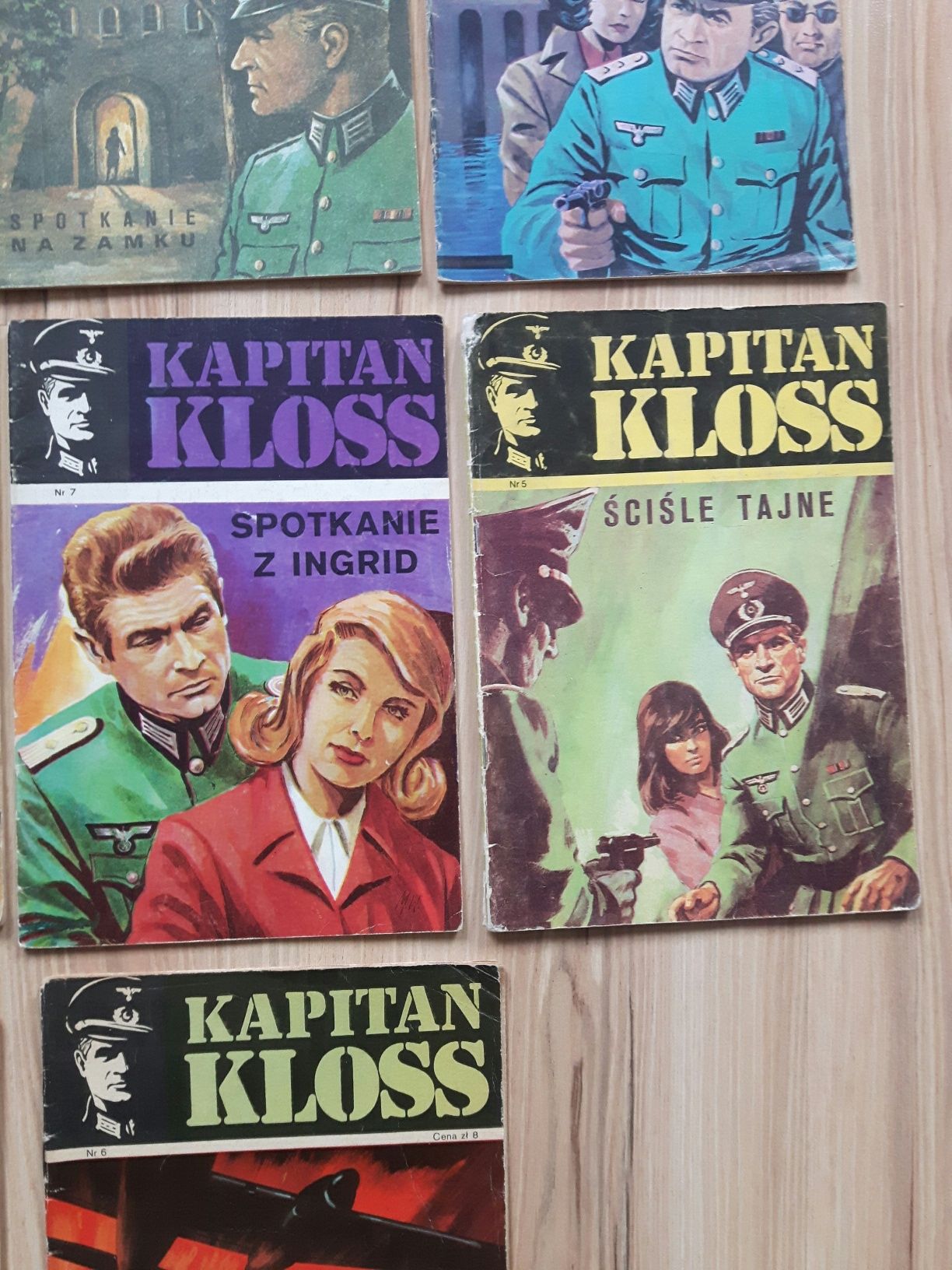 Kapitan Kloss. wydania 2. PRL komiks