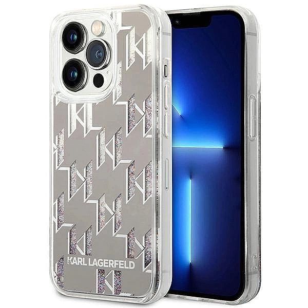 Etui Karl Lagerfeld Liquid Glitter Monogram na iPhone 14 Pro Max - sre