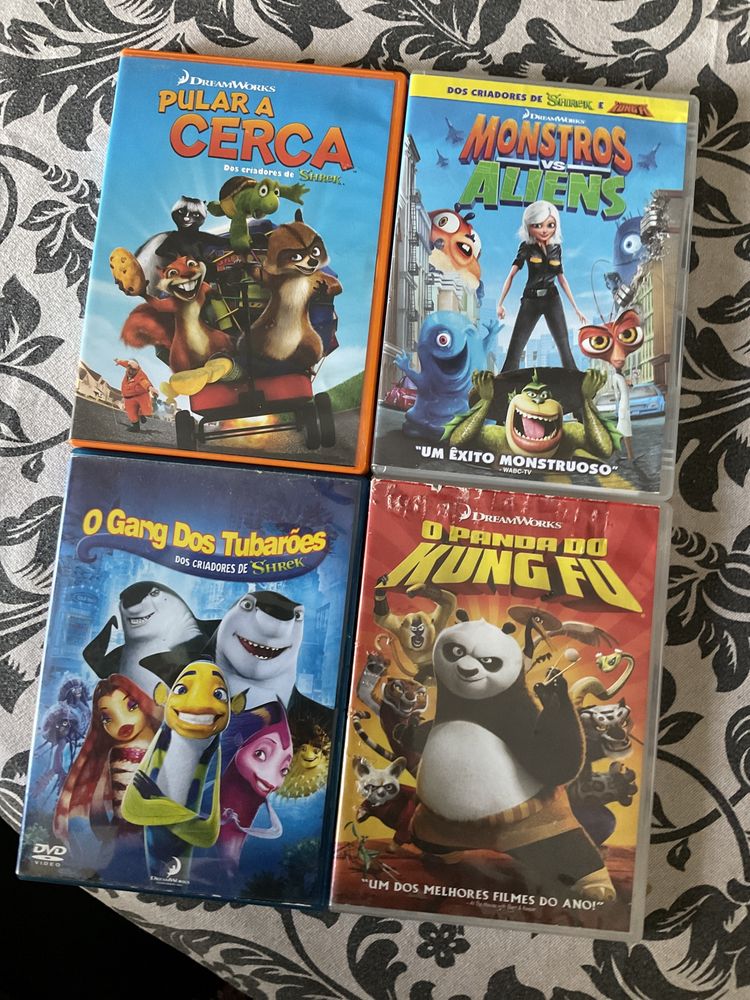 DVD - Monstros vs Aliens, panda do kung fu
