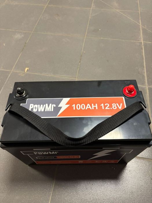 Акумулятор PowMr LiFePO4 12V 1,28кВт/г Київ, безкоштовна доставка