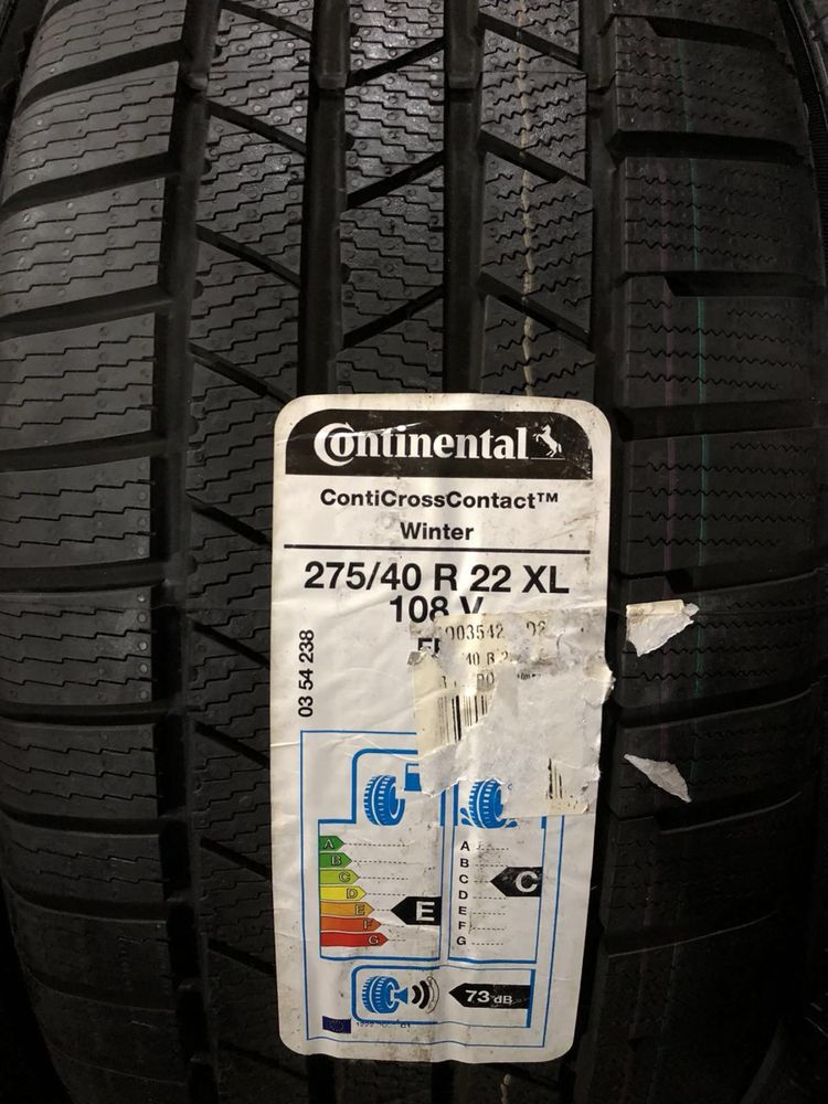 275/40/22 R22 Continental CrossContactWinter 4шт нові зима
