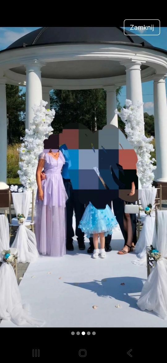 Sukienka na wesele tiul