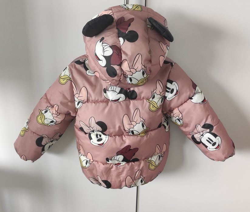 Kurtka, kurteczka zimowa, H&M rozm. 86 Myszka Minnie, Daisy