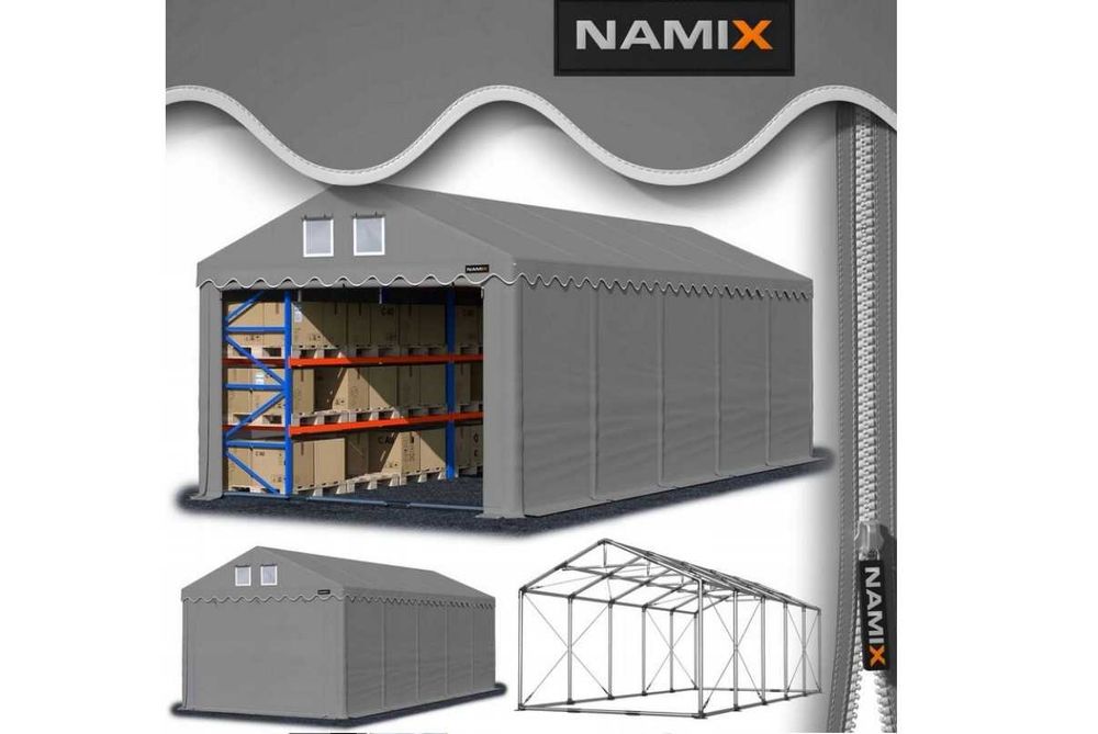 *** PROMOCJA *** Namiot PRESTIGE 8x10-3m hala magazynowy WZMOCNIONY