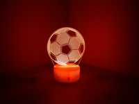 lampka LED dziecięca - piłka nożna + GRATIS