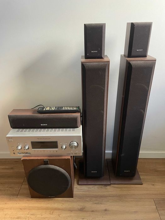 Zestaw audio sony kino domowe kolumny subwoofer amplituner