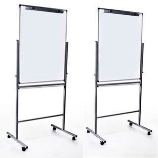 Фліпчарт 75х100 магнітний під маркер двосторонній на колесах Duo