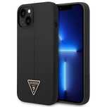 Guess GUHCP14SSLTGK iPhone 14/6,1" czarny/black hardcase Silicone Tria
