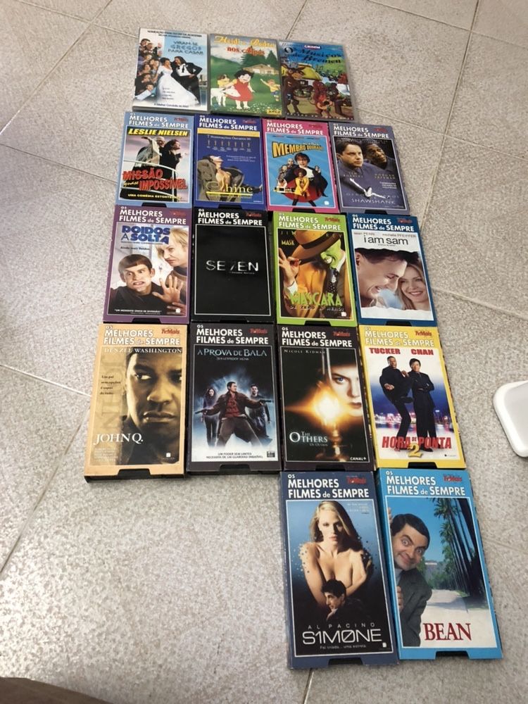 Filmes vhs como novos