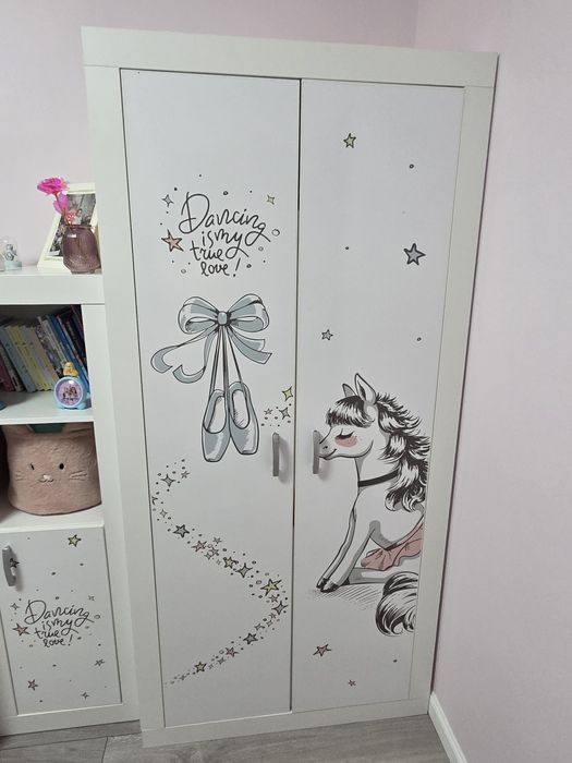 Meble dla dziewczynki (motyw jednorozec baletki)