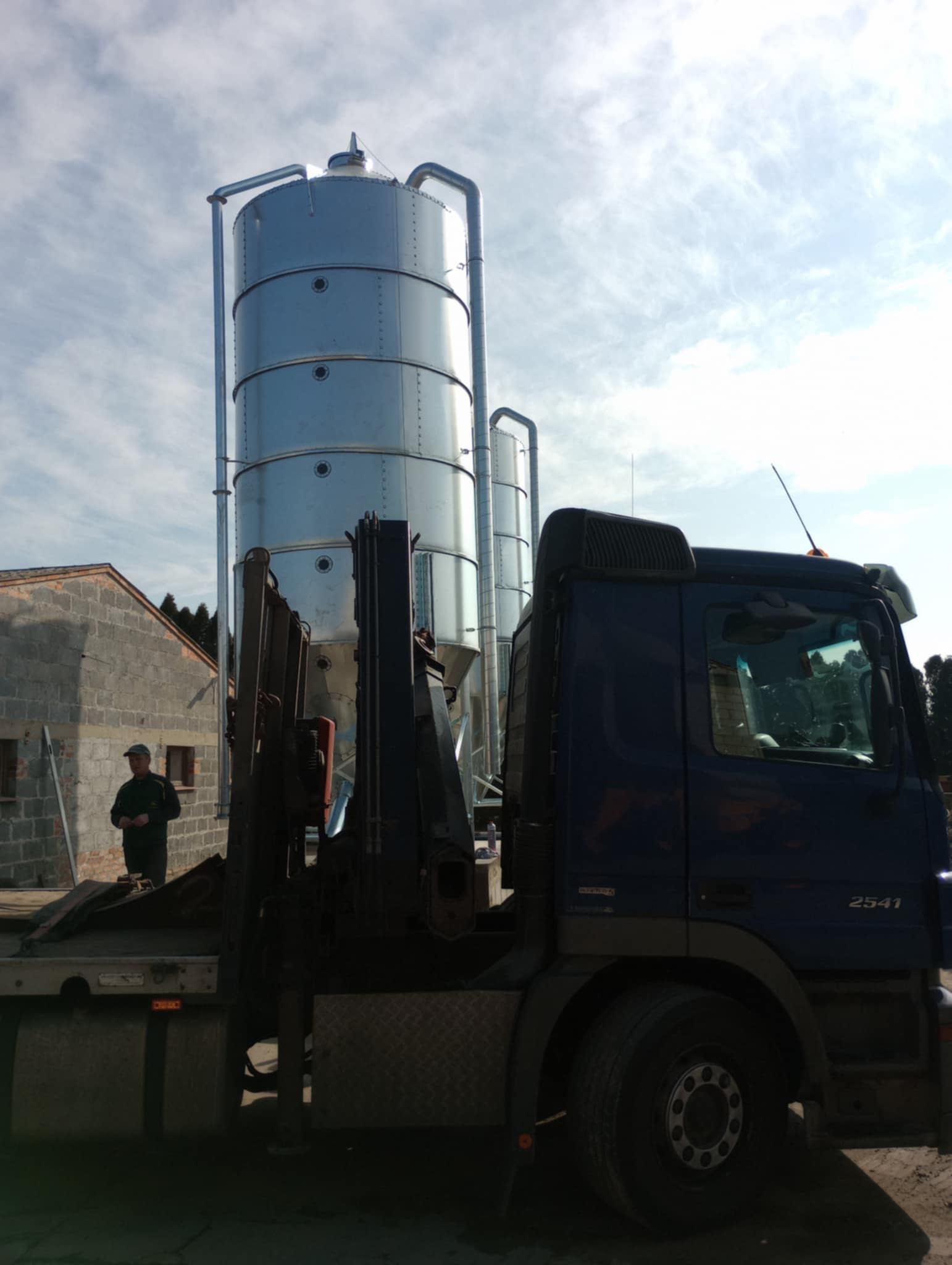 Silos zbożowy paszowy 30ton 45,3m3 nowy Marco-Polo