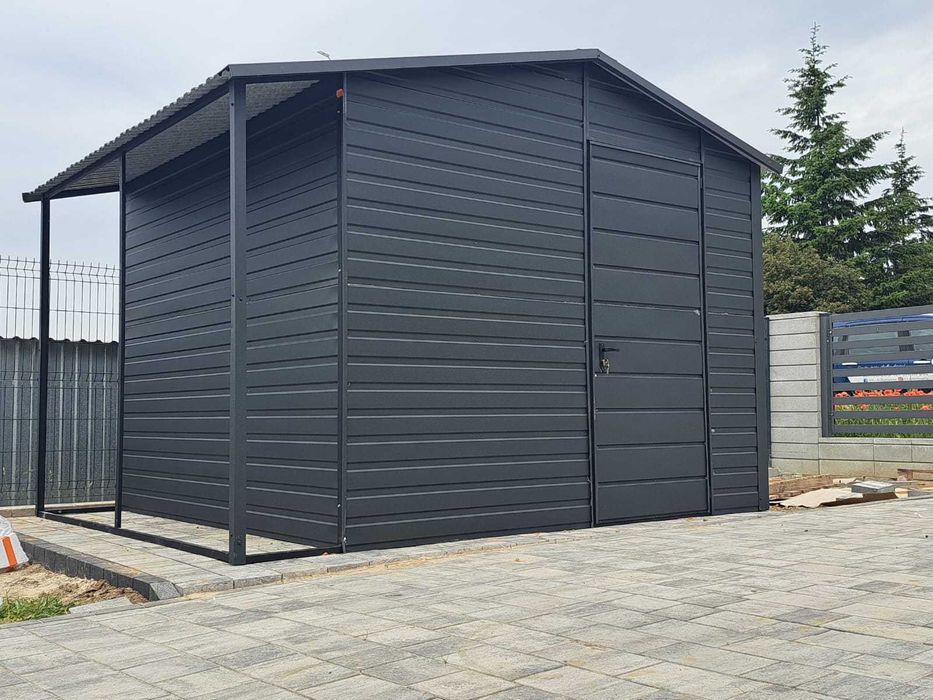 Domek Narzędziowy 3x3 plus wiata Gratis Transport i montaż Ocynk