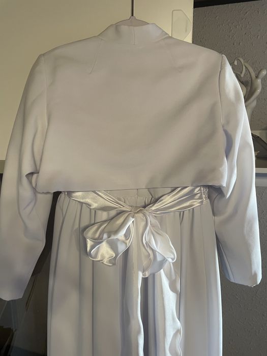 Alba komunijna - sukienka bolerko buty