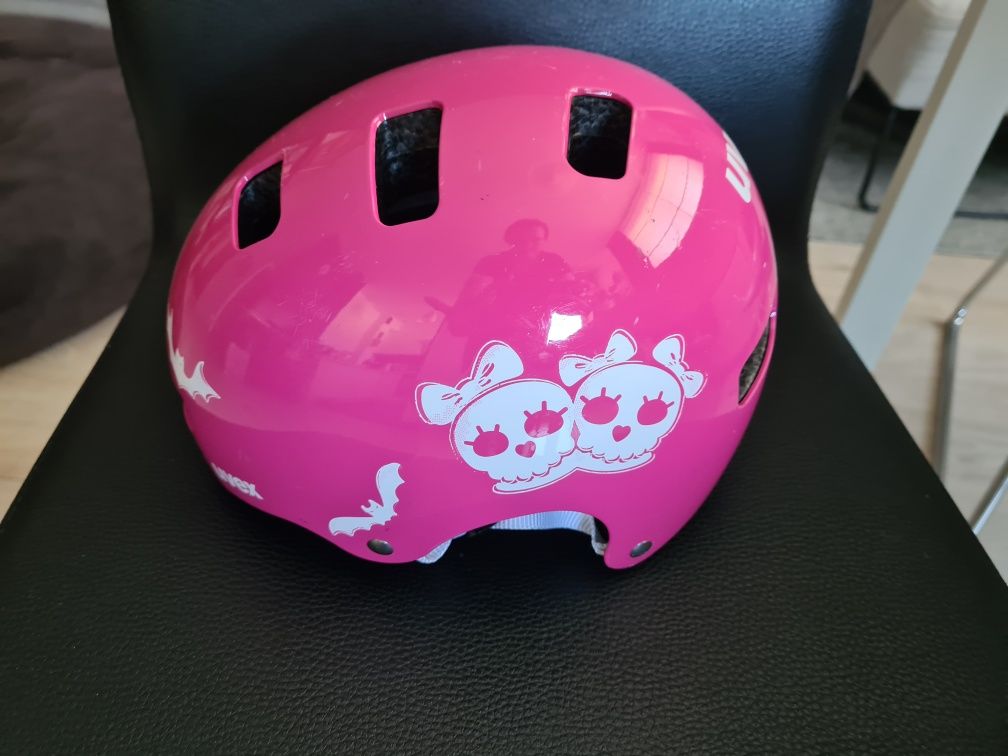 kask rowerowy Uvex różowy
