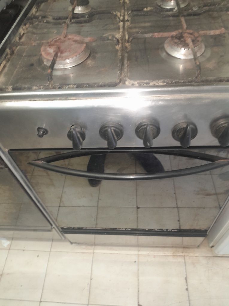 Fogao alto  inox gas bilha 80€