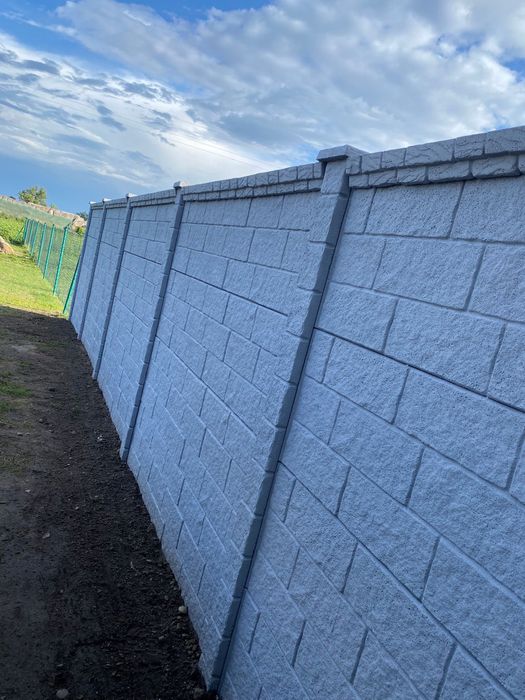 Plot betonowy, ogrodzenie betonowe, plyty + TRANSPORT | PRODUCENT