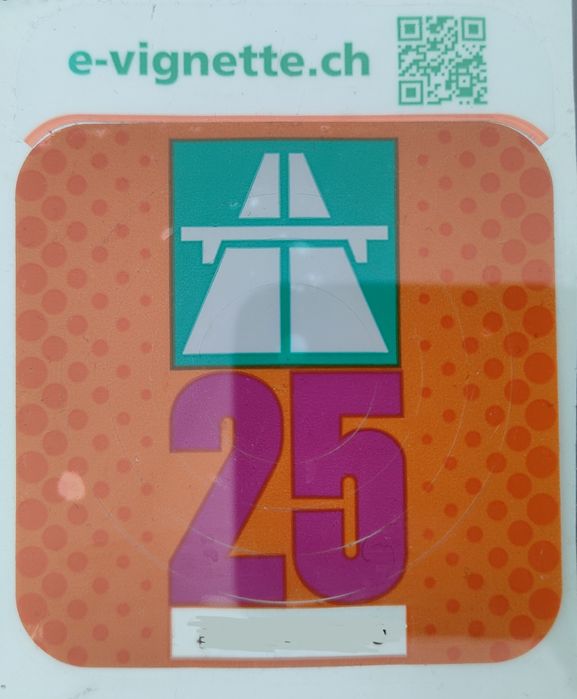 Winieta Szwajcaria, platne Autostrady, wazna do konca STYCZNIA 2026