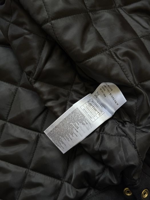 Куртка Carhartt WIP Detroit Black Кархарт Детроит Бобмер Оверсайз