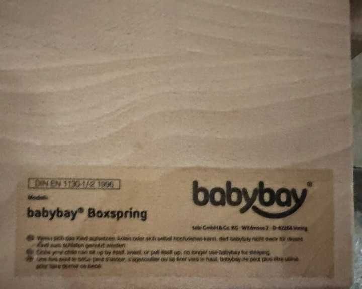 BABYBAY Łóżeczko Dostawne BoxSpring