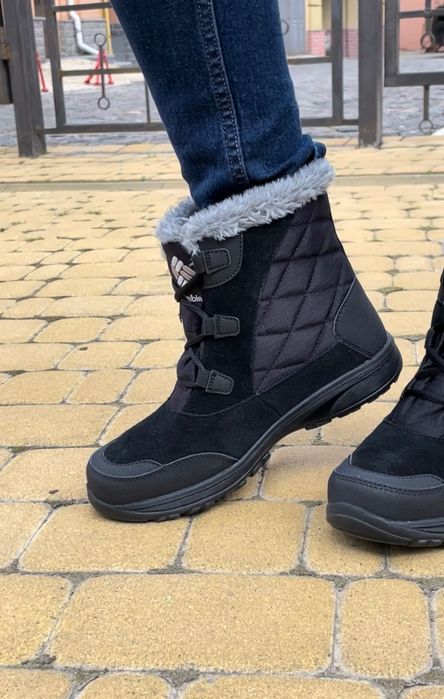 Жіночі шкіряні зимові черевики чоботи Columbia 40.5, 42 розмір