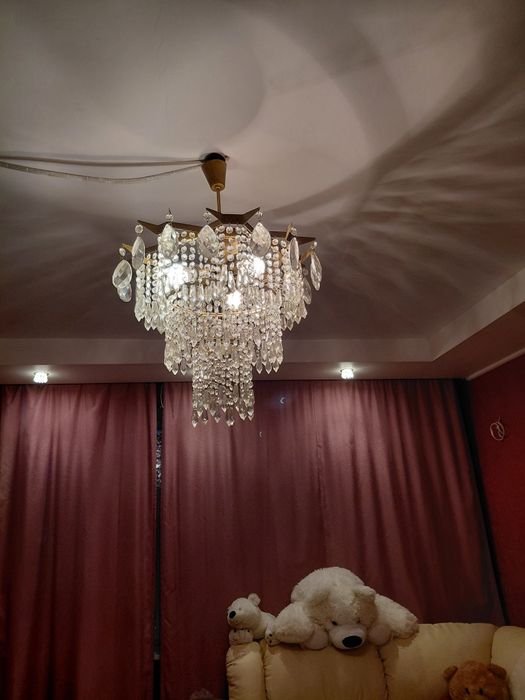 Люстра  хрустальная