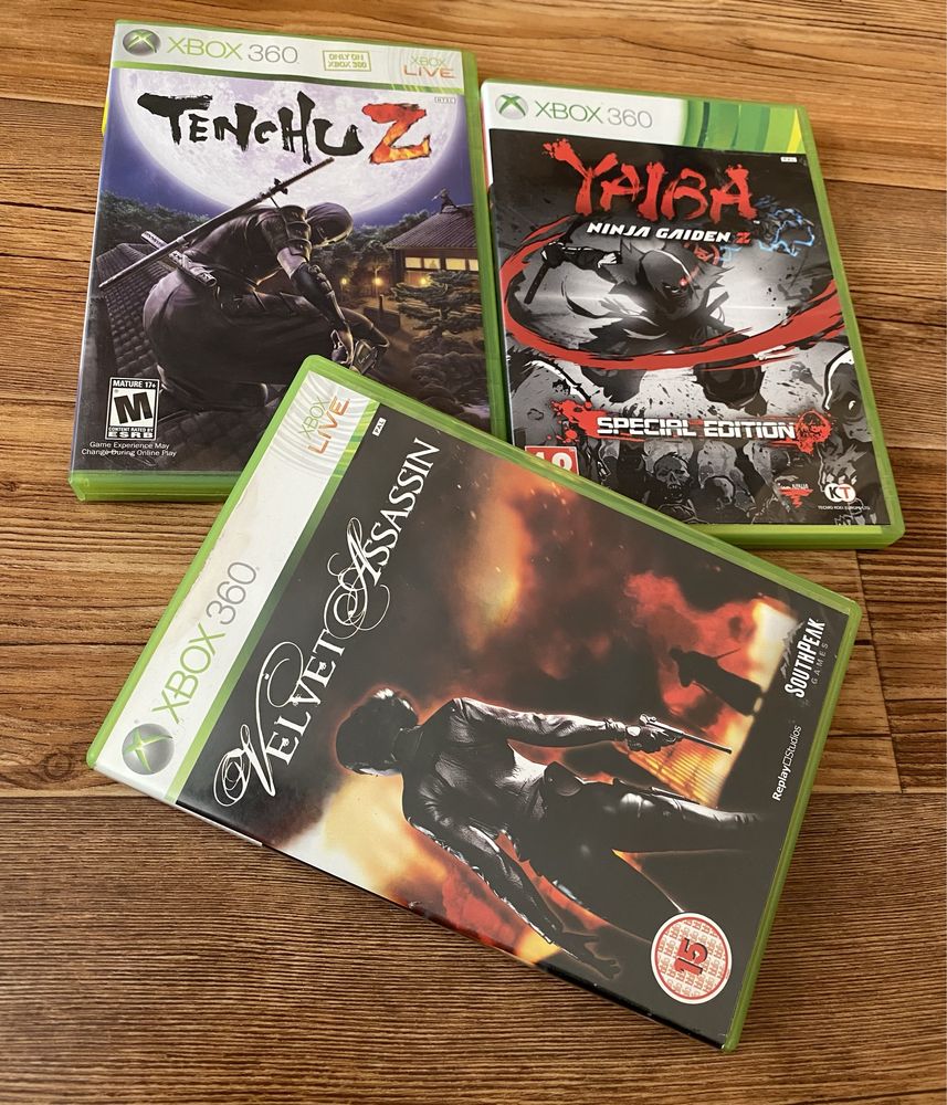 Xbox 360: Lollipop, Killer Dead, GTA San Andreas, Bully, The Witcher 2