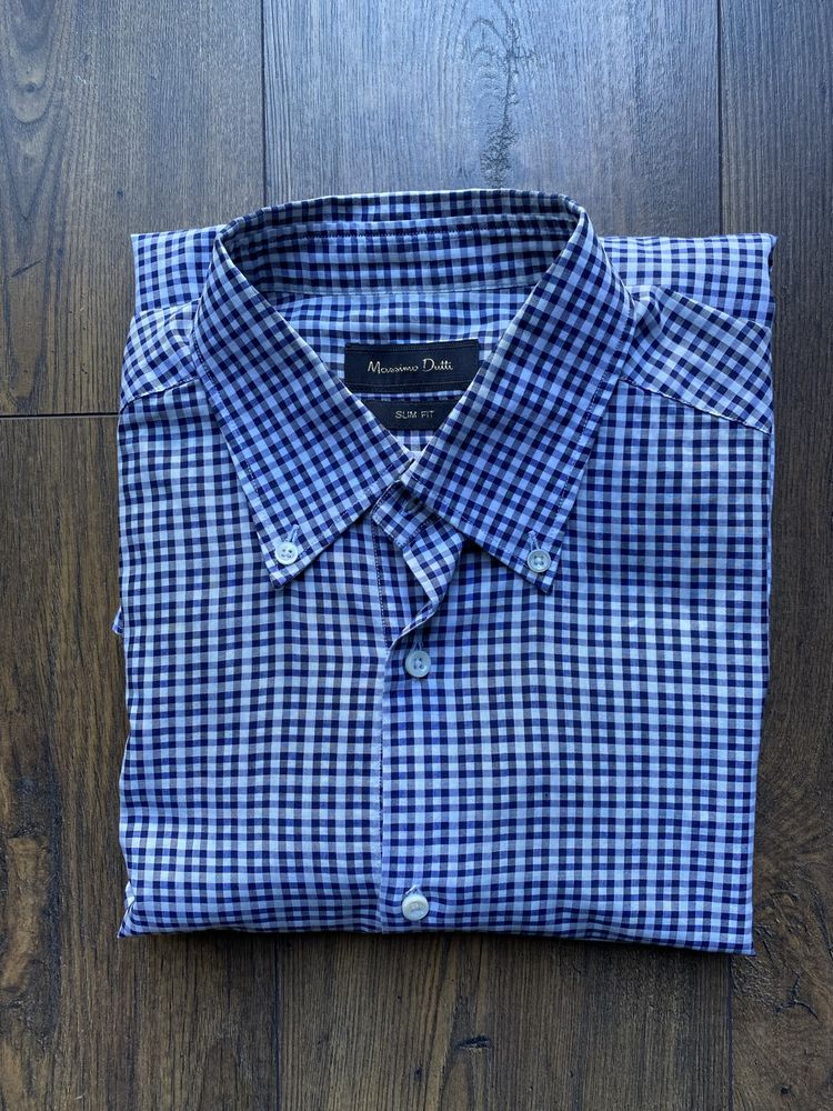 Koszula w kratę Massimo Dutti