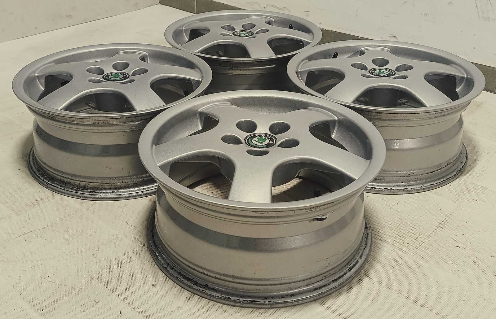 Alufelgi 15" SKODA 5x100 6.5J ET35 Octavia Fabia Roomster Felgi