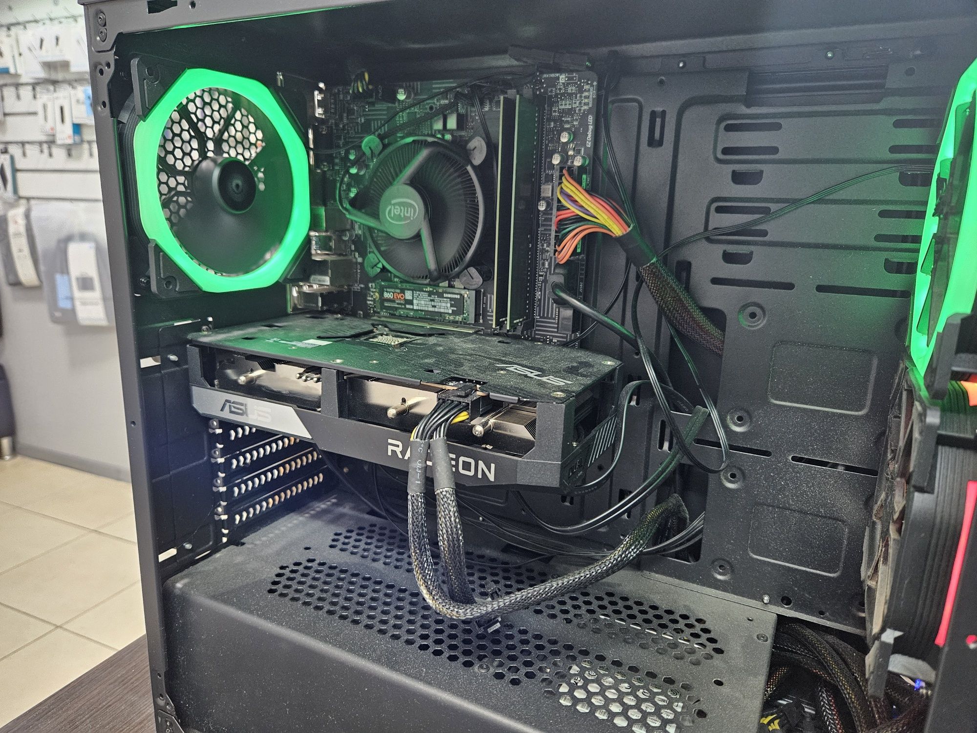 Отличный игровой ПК Core i5-11400 RX6600 8gb ssd + hdd