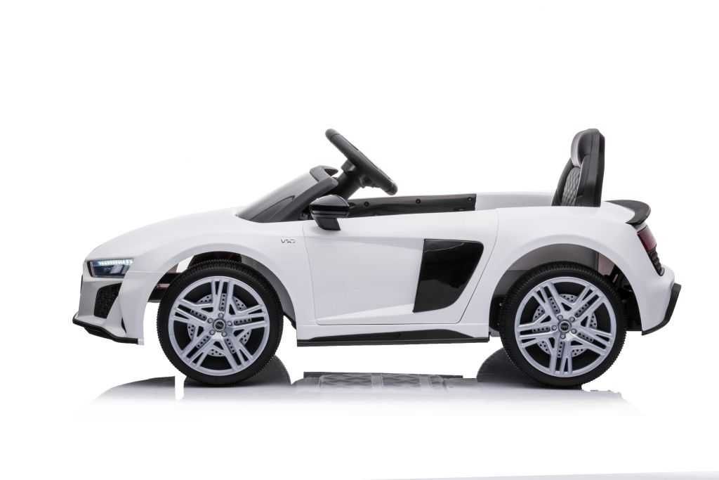 Samochód Audi R8 LIFT Biały na akumulator dla dzieci