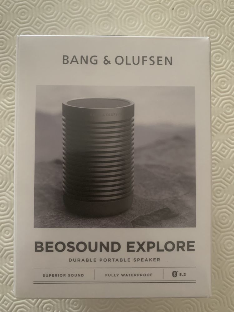 Coluna Som Portátil Bang & Olufsen Explore NOVO SELADO