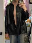 Czarna kurtka żakiet oversize  S/ M