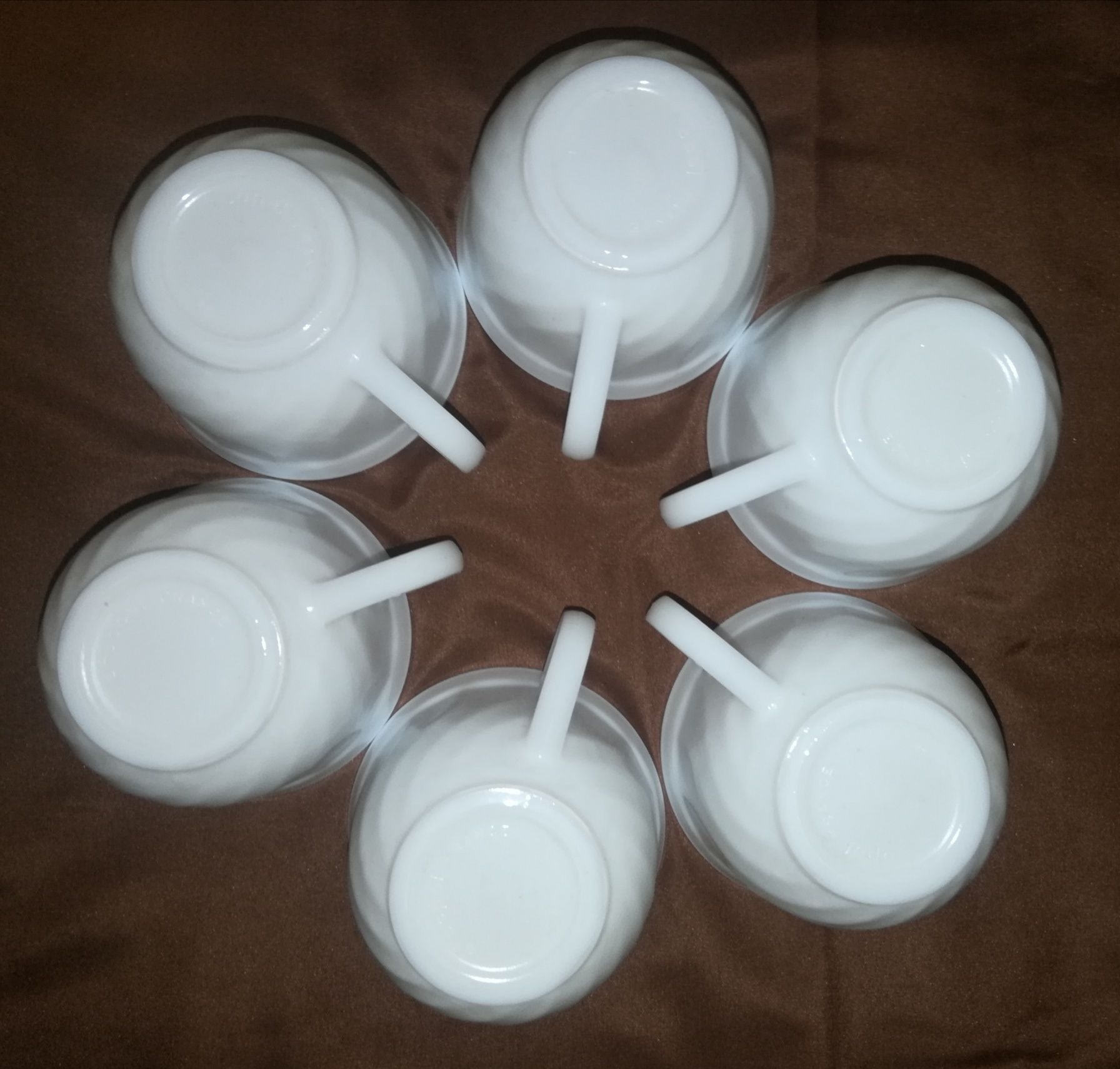 6 чашек Arcopal стеклокерамика