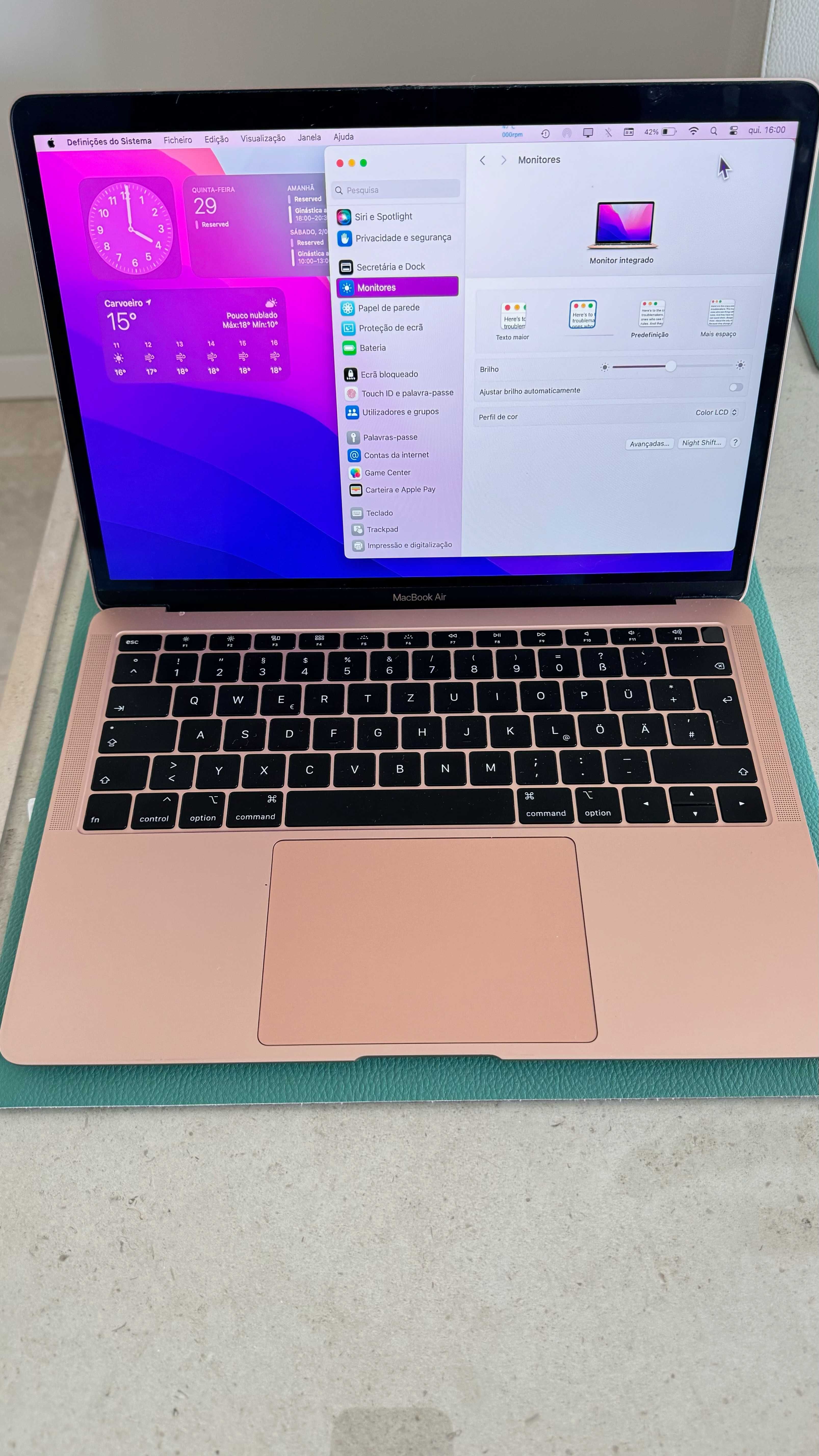 Apple Macbook Air 2019 Rose Gold Alemão