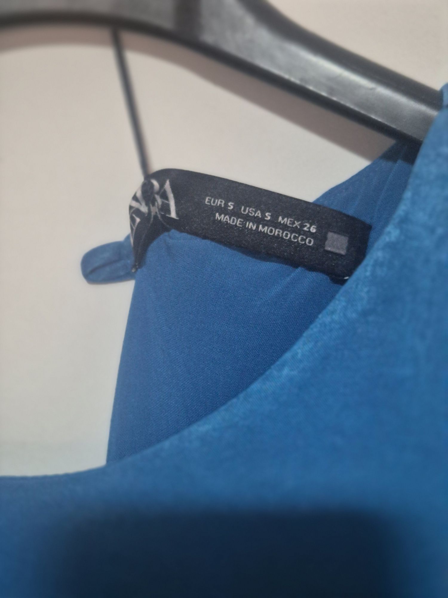 Vestido azul zara