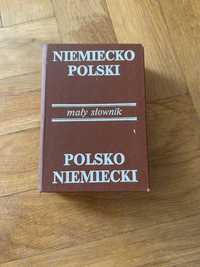 Niemiecko polski polsko niemiecki mały słownik książka