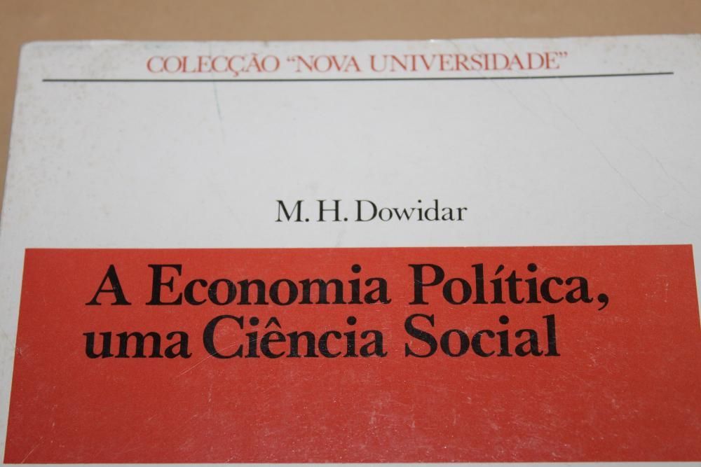 Economia Política,Uma Ciência Social de M.H.Dowidar