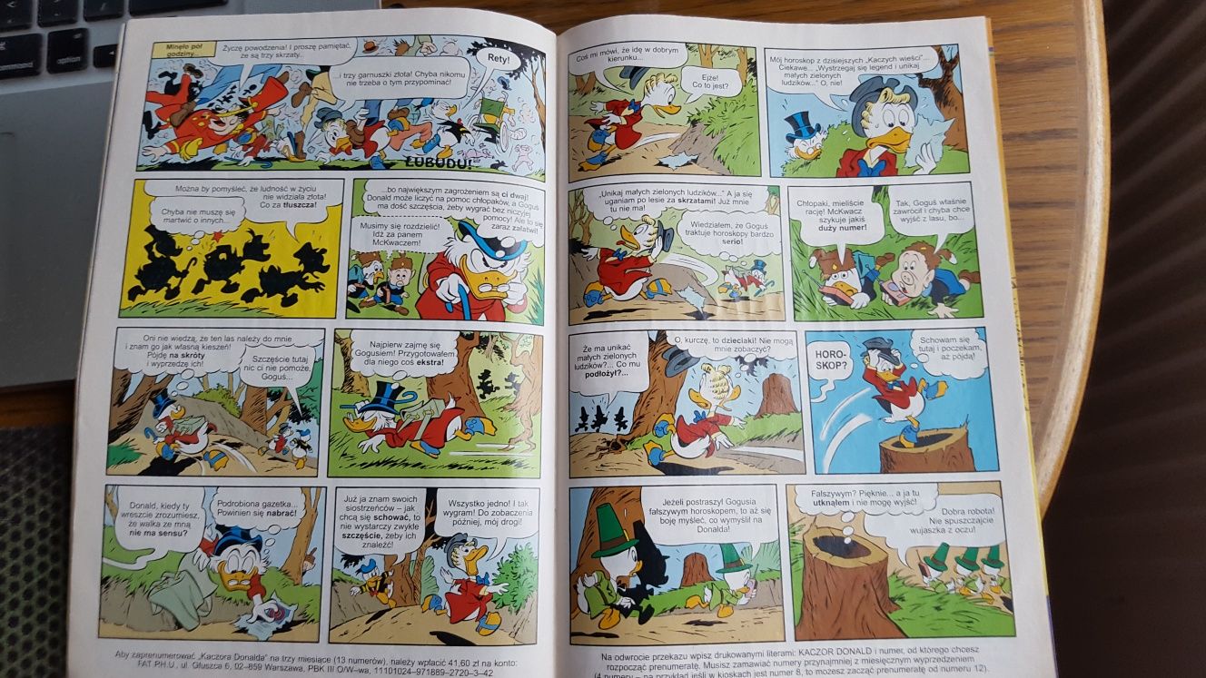 Komiks Kaczor Donald 1999 Nr.22