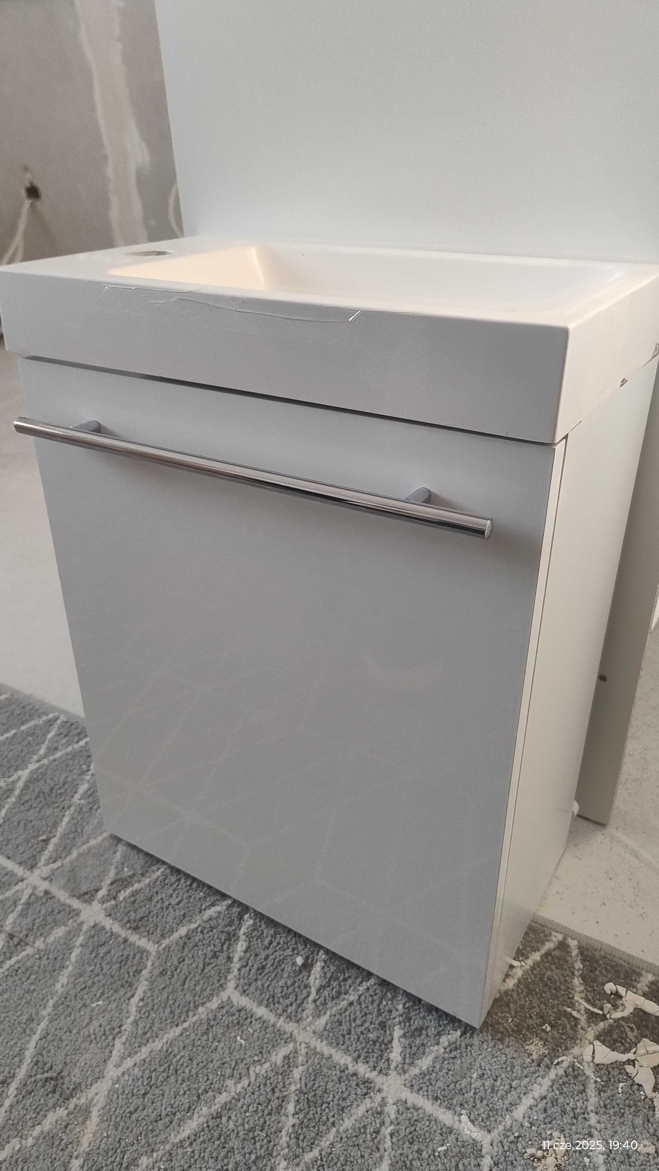 Nowa Szafka 60cm wisząca biała first Leroy Duo mirano 40 łazienkowa