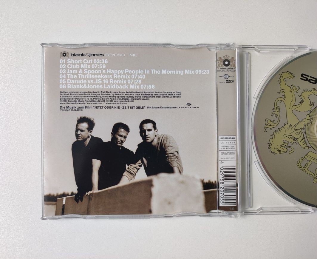 Blank & Jones – Beyond Time płyta CD singiel fabrycznie nowa