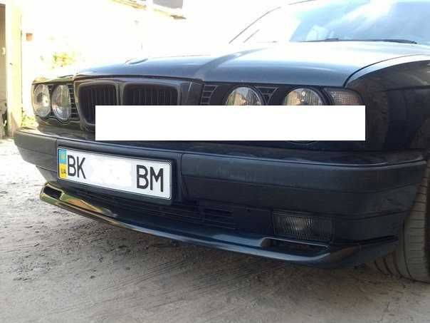 Юбка передня бмв е34 накладка губа на бампер задний bmw E34 передний