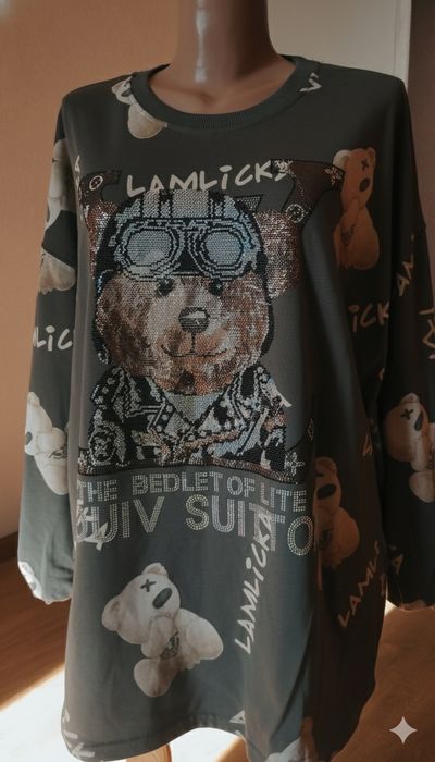 Світшот в стразах батал