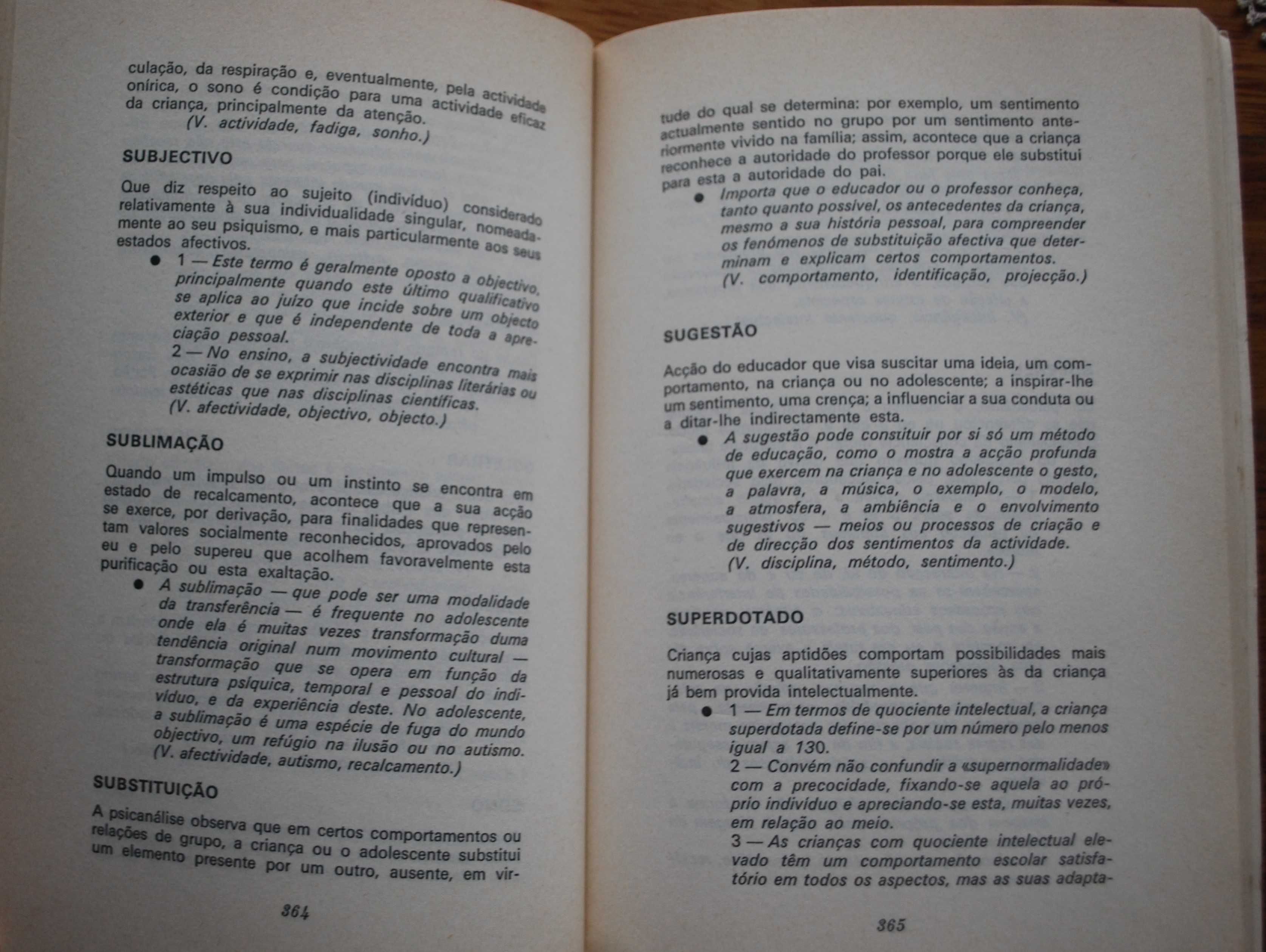 Vocabulário Técnico e Crítico da Pedagogia e Das Ciências da Educação