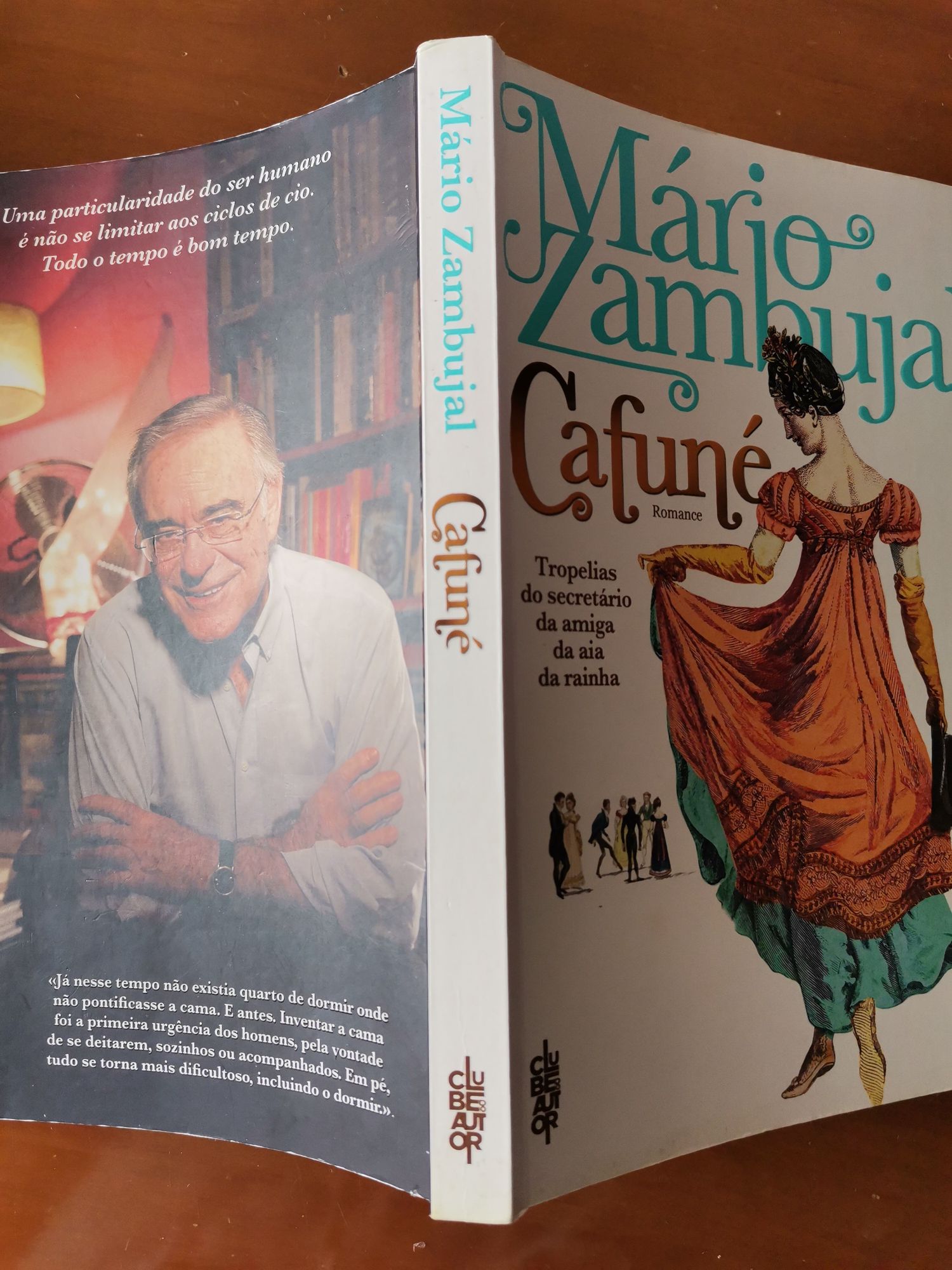 Livro literatura portuguesa, Cafuné, Mário zambujal, clube autor