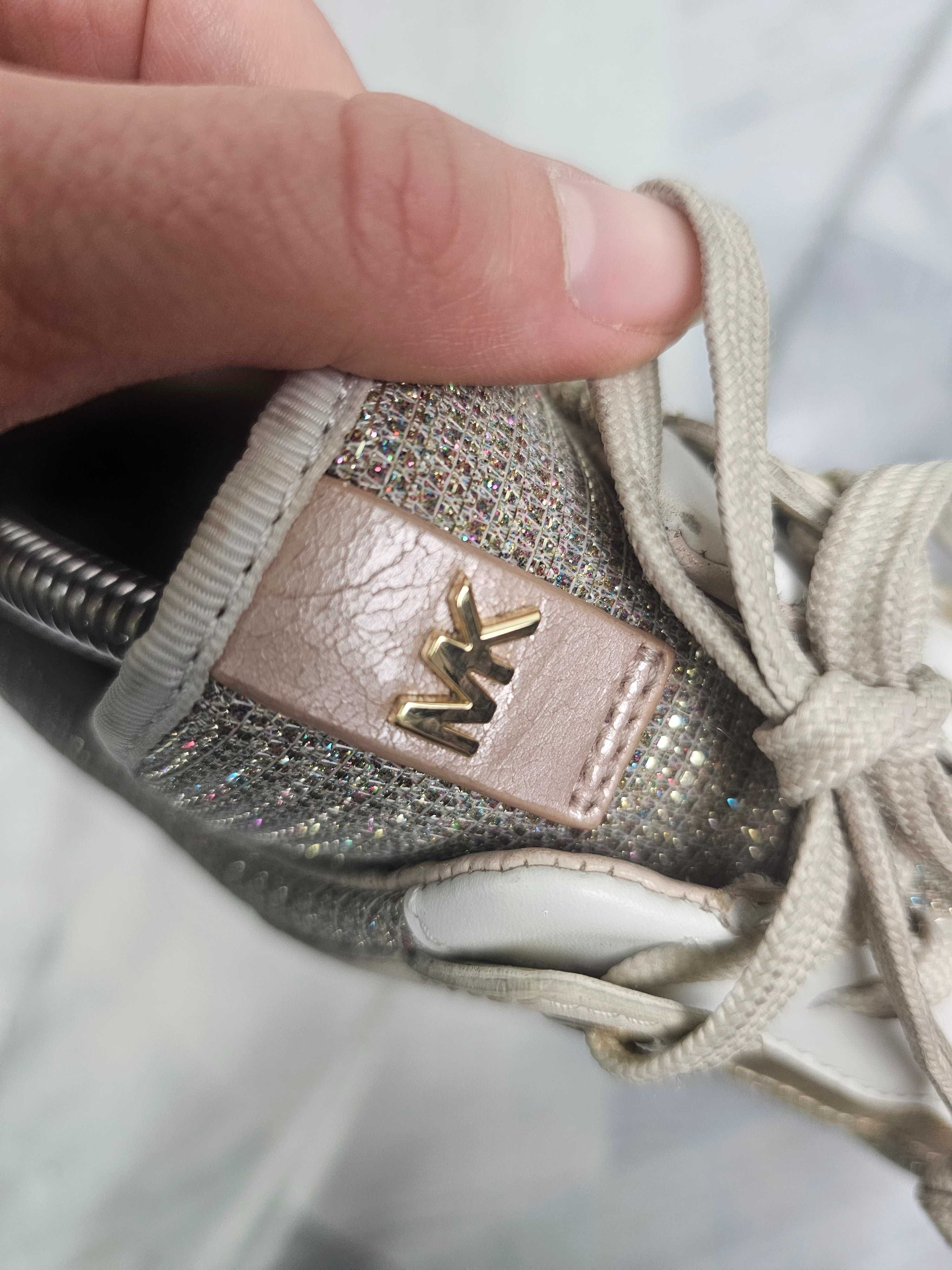 Piękne buty damskie sneakersy michael kors georgie rozmiar 40